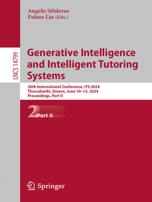 cover image of Generative Intelligence and Intelligent Tutoring Systems